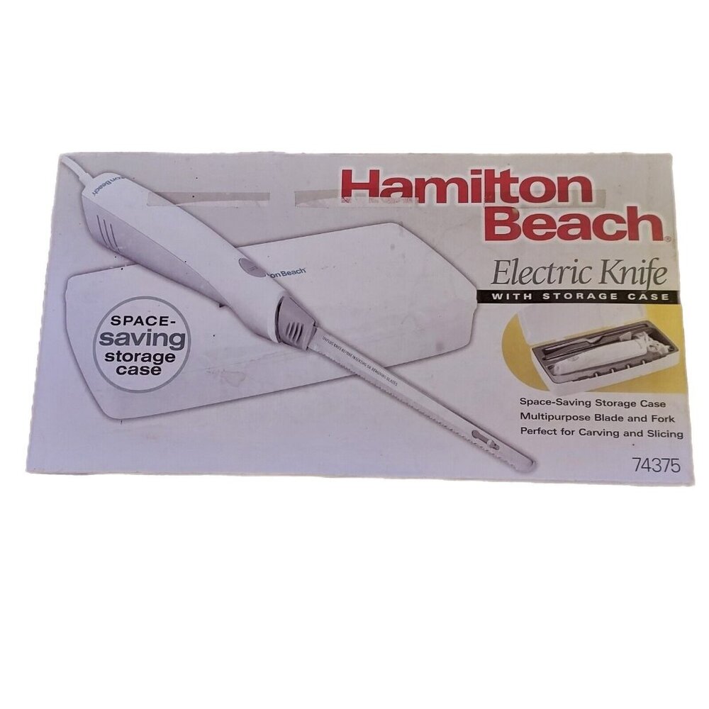 Hamilton Beach 74375 Electric Knife with Fork and Storage Case - Picture 6 of 9